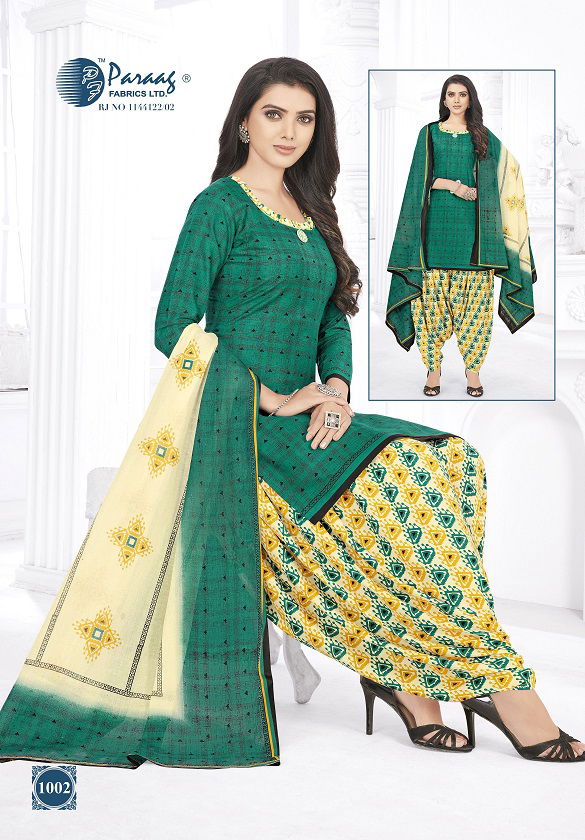 Paraag Mahi 3 Regular Wear Printed Designer Cotton Dress Material Collection 